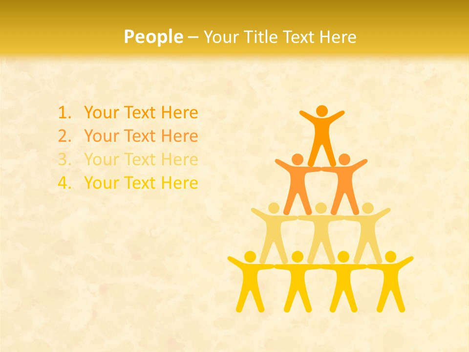 A Piece Of Bread On A Yellow Background PowerPoint Template