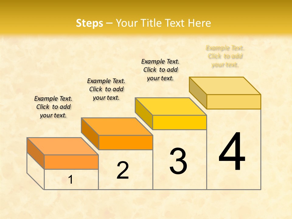 A Piece Of Bread On A Yellow Background PowerPoint Template