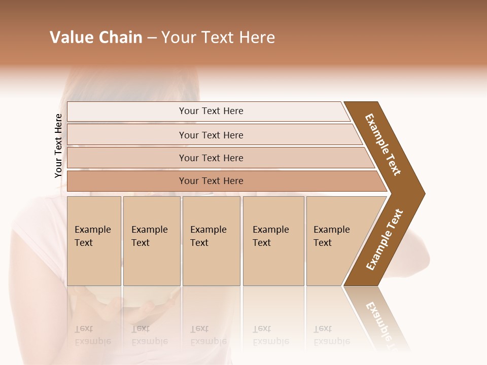 A Woman Eating A Bowl Of Food With A Spoon PowerPoint Template