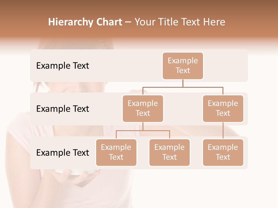 A Woman Eating A Bowl Of Food With A Spoon PowerPoint Template