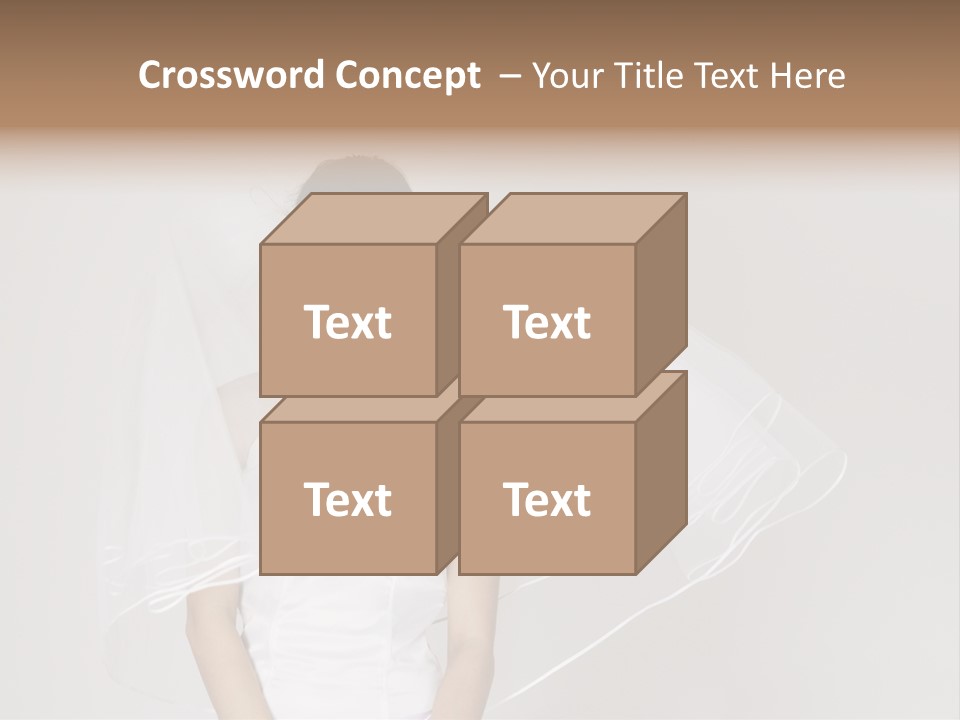 Emotional Toothy Woman PowerPoint Template