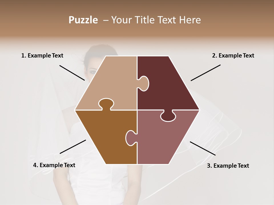 Emotional Toothy Woman PowerPoint Template