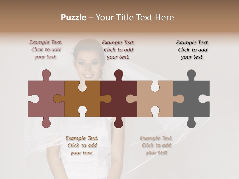 Emotional Toothy Woman PowerPoint Template