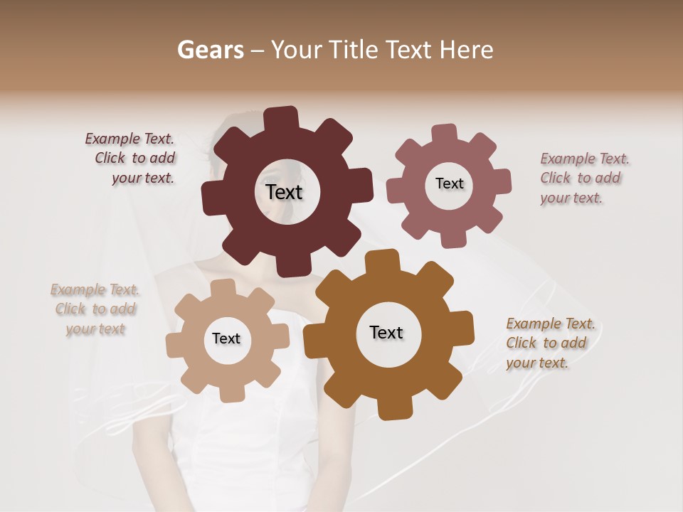 Emotional Toothy Woman PowerPoint Template