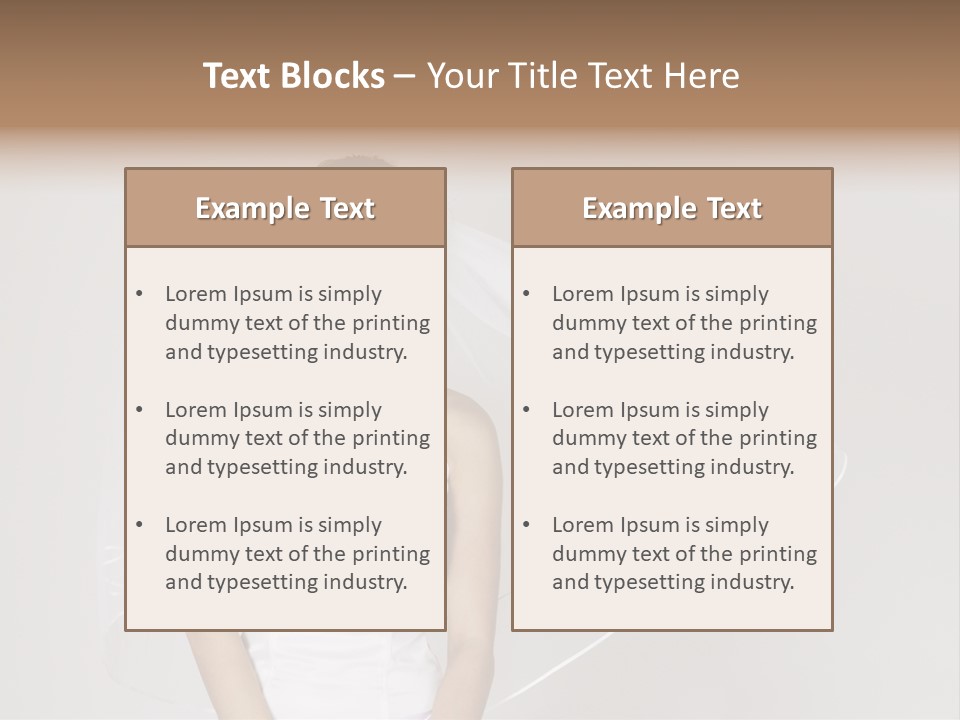 Emotional Toothy Woman PowerPoint Template