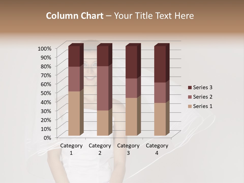 Emotional Toothy Woman PowerPoint Template