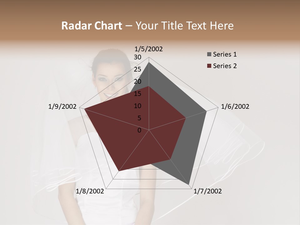 Emotional Toothy Woman PowerPoint Template