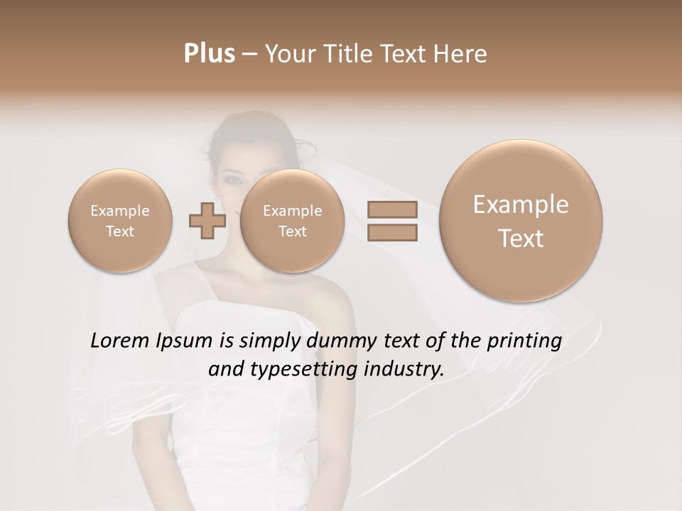 Emotional Toothy Woman PowerPoint Template