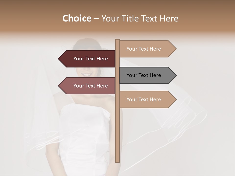 Emotional Toothy Woman PowerPoint Template