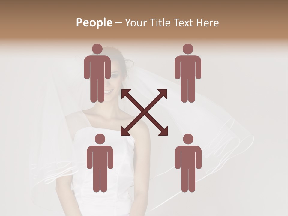 Emotional Toothy Woman PowerPoint Template