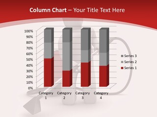 Isolated Man Vacuum PowerPoint Template