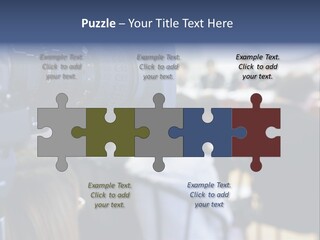 Horizontal Occupation Screen PowerPoint Template