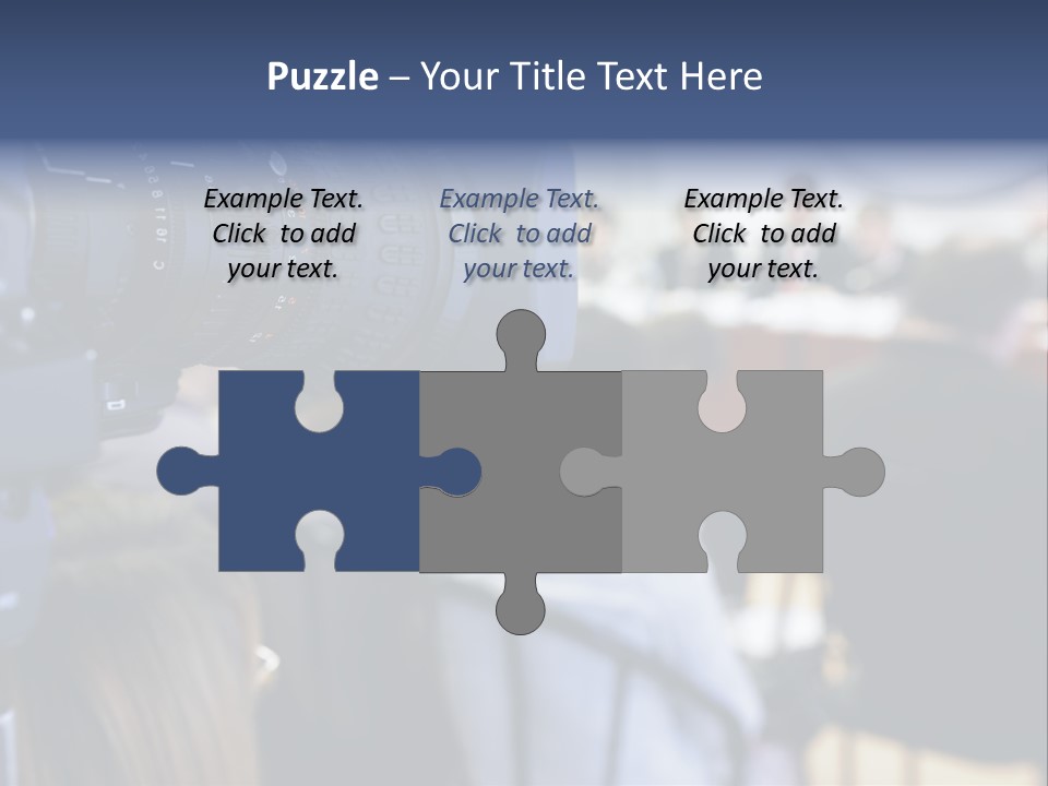 Horizontal Occupation Screen PowerPoint Template
