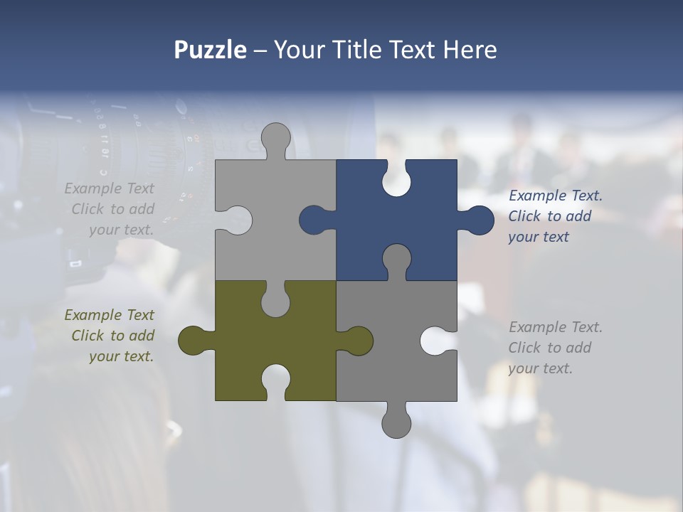 Horizontal Occupation Screen PowerPoint Template