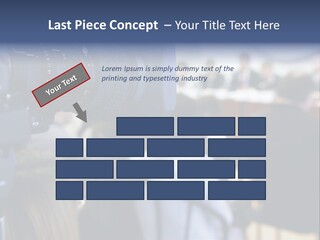 Horizontal Occupation Screen PowerPoint Template