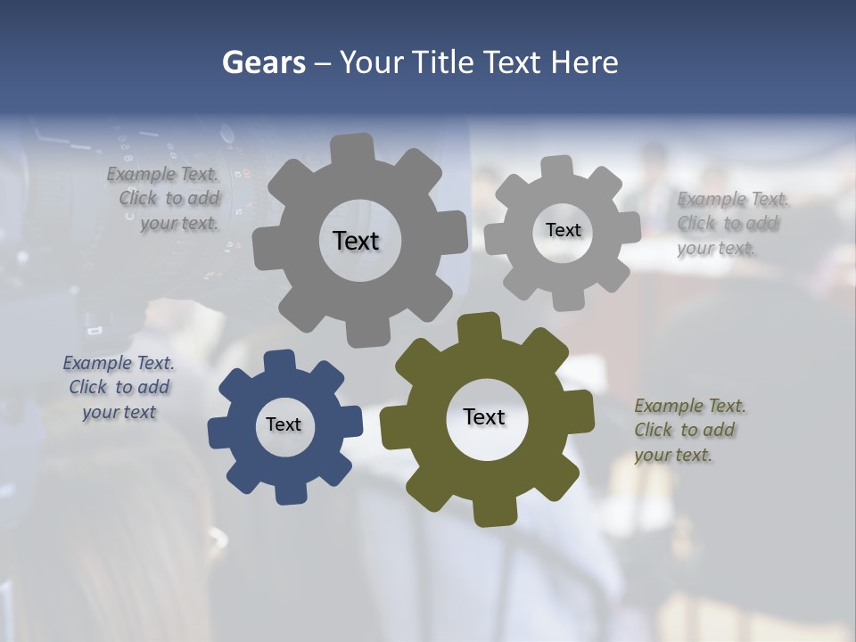 Horizontal Occupation Screen PowerPoint Template