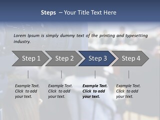 Horizontal Occupation Screen PowerPoint Template