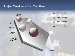 Horizontal Occupation Screen PowerPoint Template