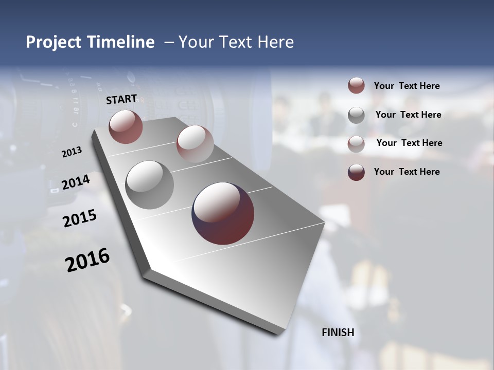 Horizontal Occupation Screen PowerPoint Template