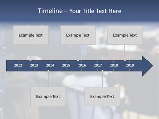 Horizontal Occupation Screen PowerPoint Template