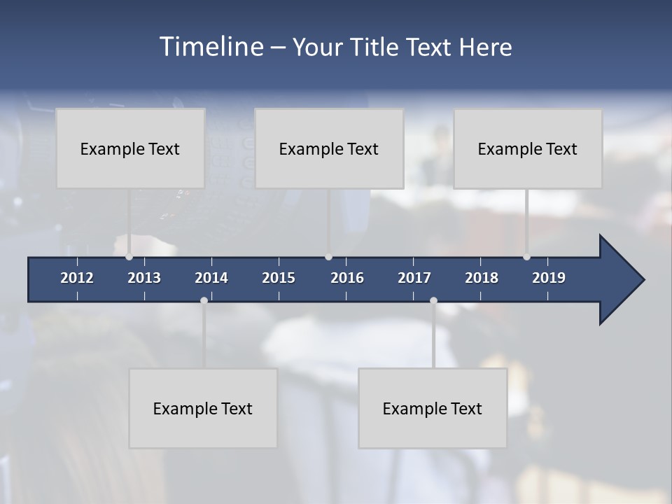 Horizontal Occupation Screen PowerPoint Template