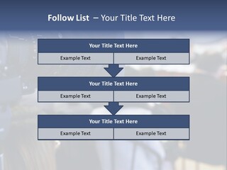 Horizontal Occupation Screen PowerPoint Template