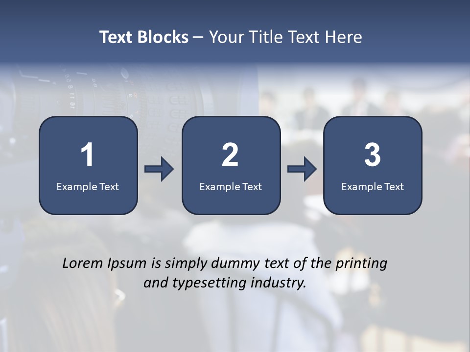 Horizontal Occupation Screen PowerPoint Template