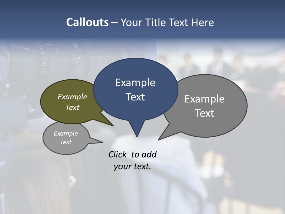 Horizontal Occupation Screen PowerPoint Template