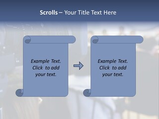 Horizontal Occupation Screen PowerPoint Template