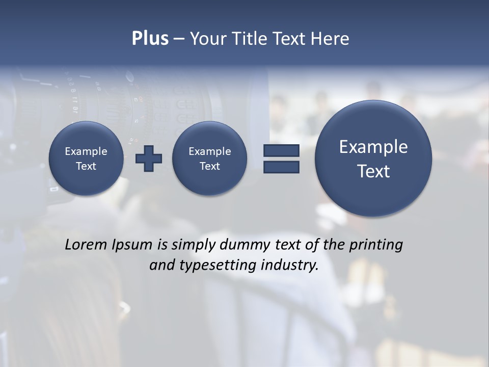 Horizontal Occupation Screen PowerPoint Template