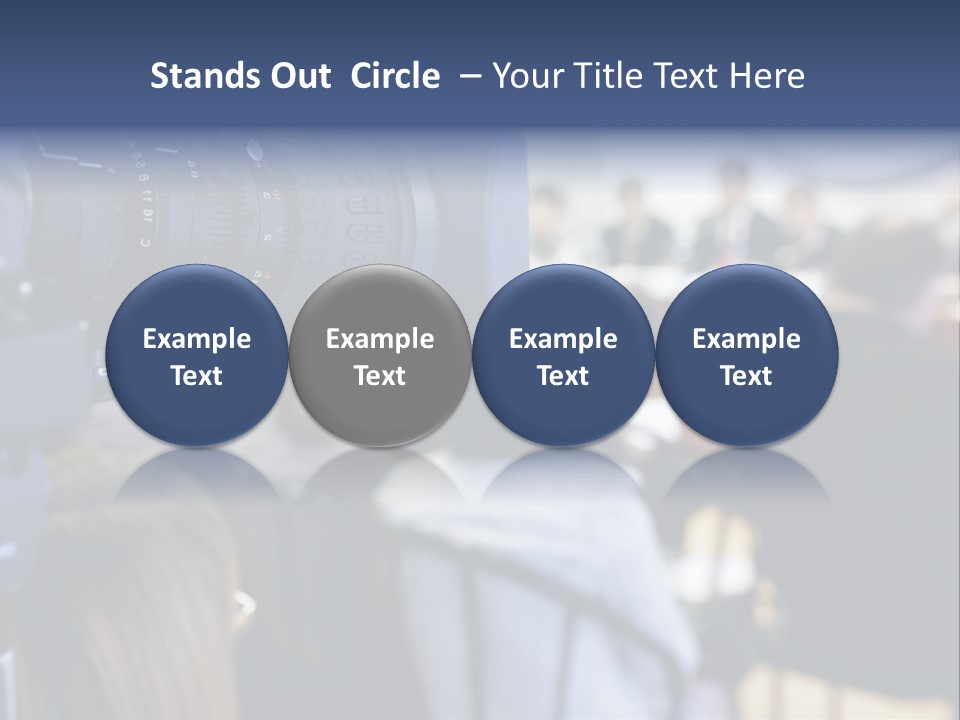 Horizontal Occupation Screen PowerPoint Template