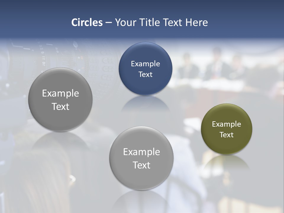 Horizontal Occupation Screen PowerPoint Template