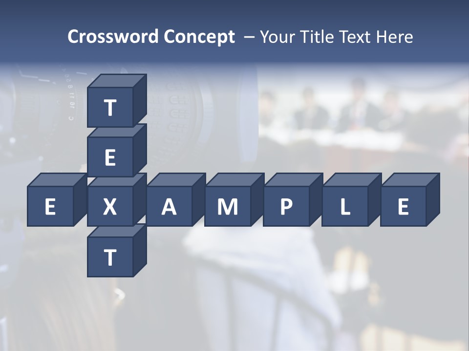 Horizontal Occupation Screen PowerPoint Template