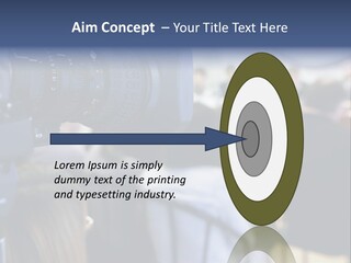 Horizontal Occupation Screen PowerPoint Template