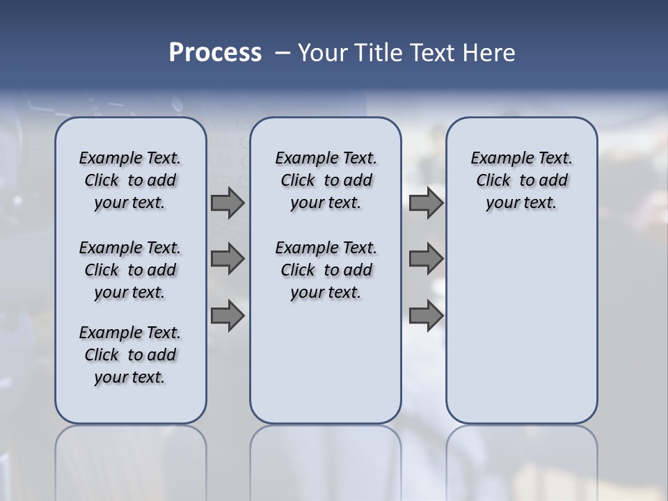 Horizontal Occupation Screen PowerPoint Template