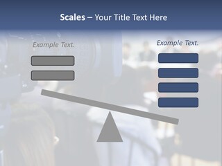 Horizontal Occupation Screen PowerPoint Template