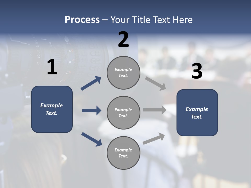 Horizontal Occupation Screen PowerPoint Template