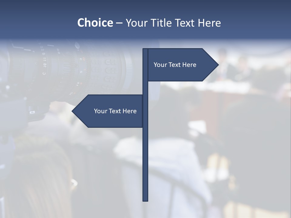 Horizontal Occupation Screen PowerPoint Template