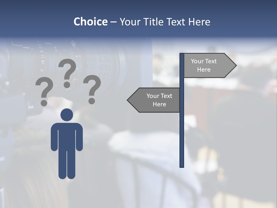 Horizontal Occupation Screen PowerPoint Template