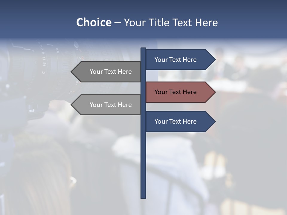 Horizontal Occupation Screen PowerPoint Template