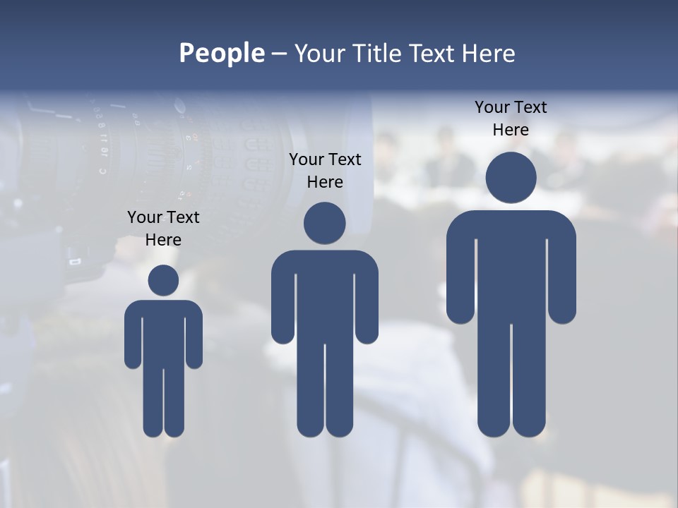 Horizontal Occupation Screen PowerPoint Template