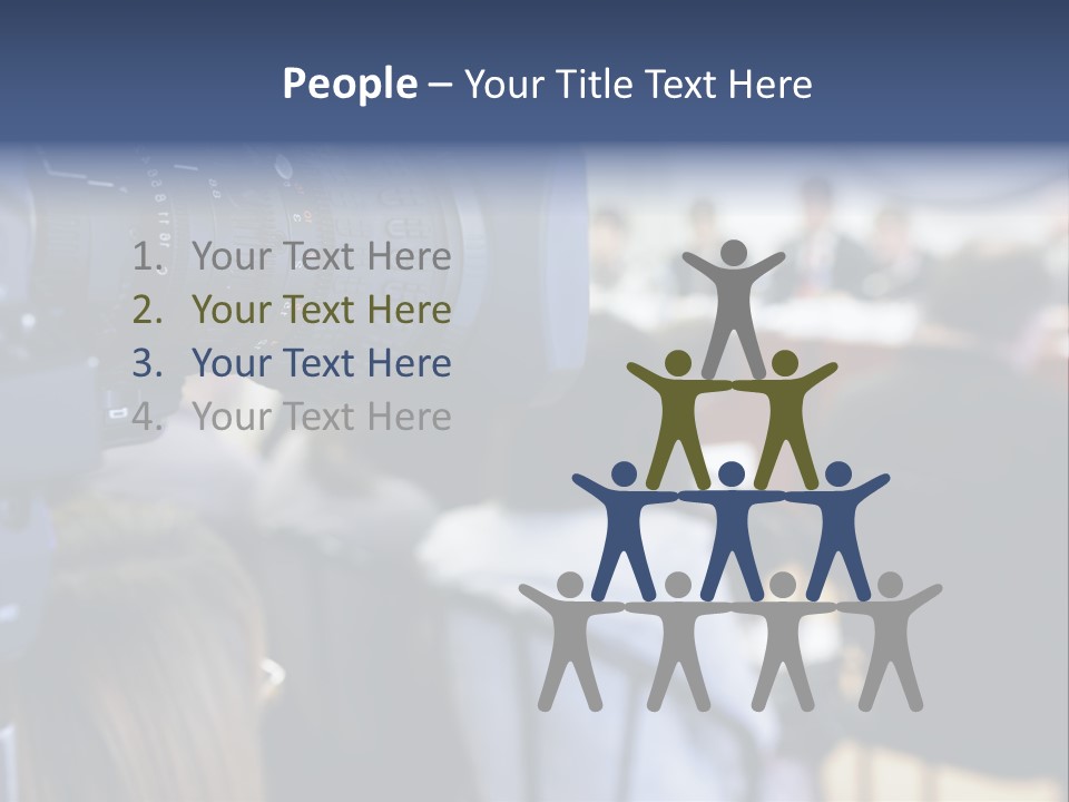 Horizontal Occupation Screen PowerPoint Template