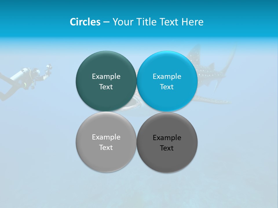 Sea Whale Blue PowerPoint Template