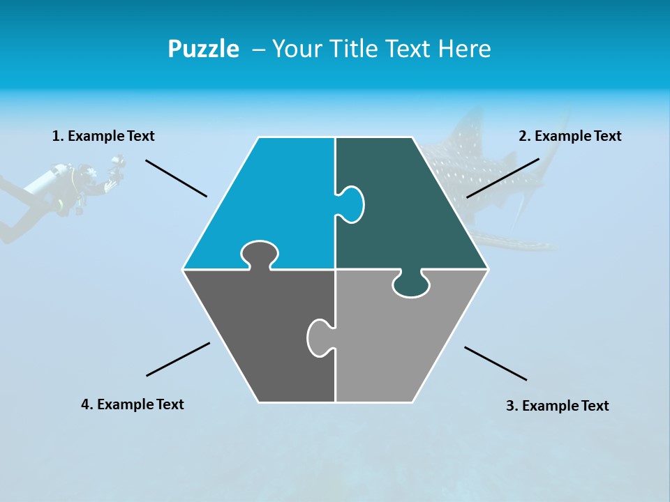 Sea Whale Blue PowerPoint Template