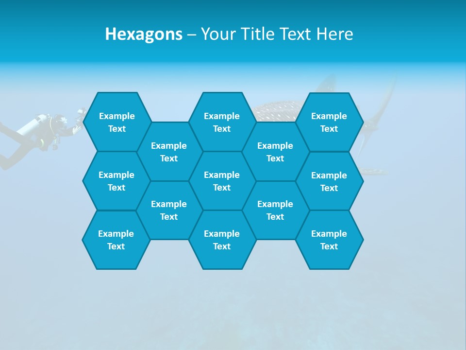 Sea Whale Blue PowerPoint Template