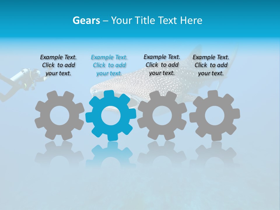 Sea Whale Blue PowerPoint Template