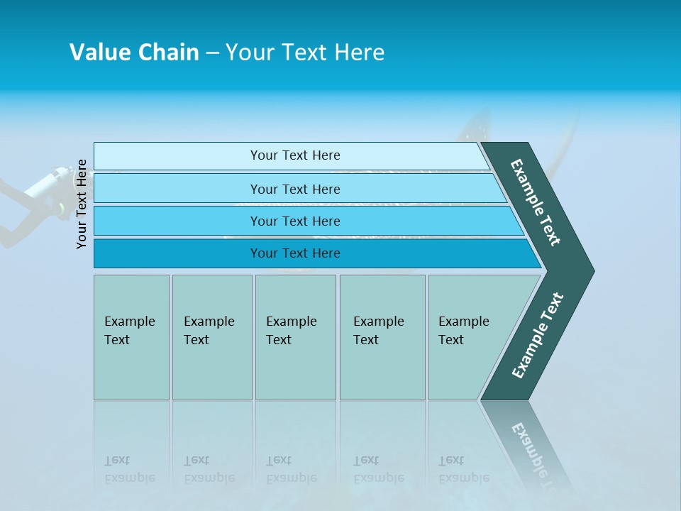 Sea Whale Blue PowerPoint Template