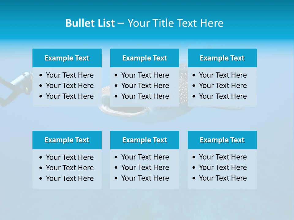 Sea Whale Blue PowerPoint Template