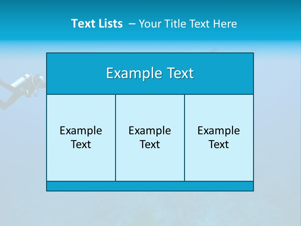Sea Whale Blue PowerPoint Template