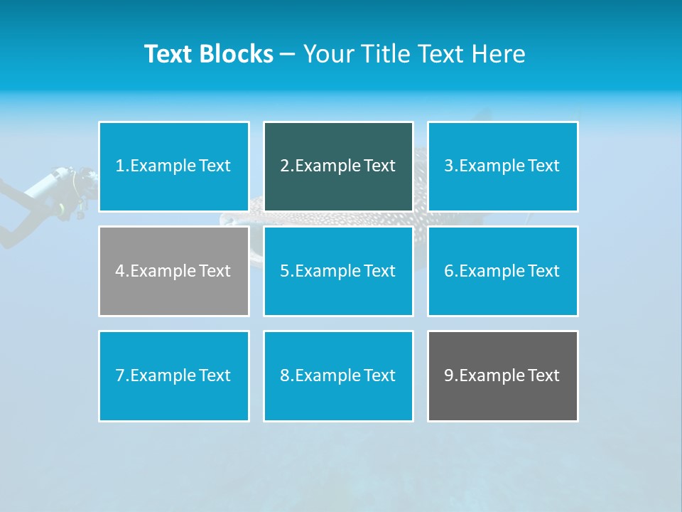 Sea Whale Blue PowerPoint Template